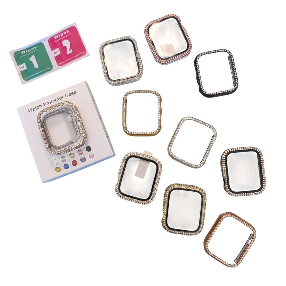 Bling Rhinestone Watch Protector Case Bundle Women Multicolor Apple Watch 42mm